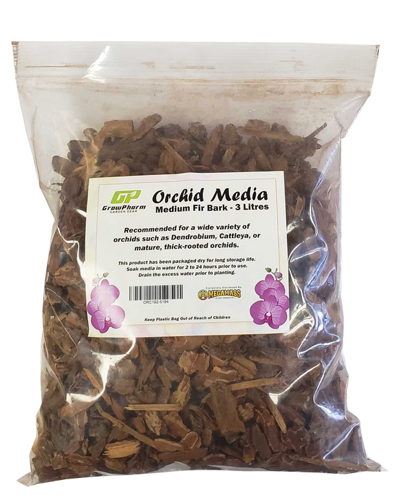 GrowPharm Orchid Media - Medium Fir Bark 3L