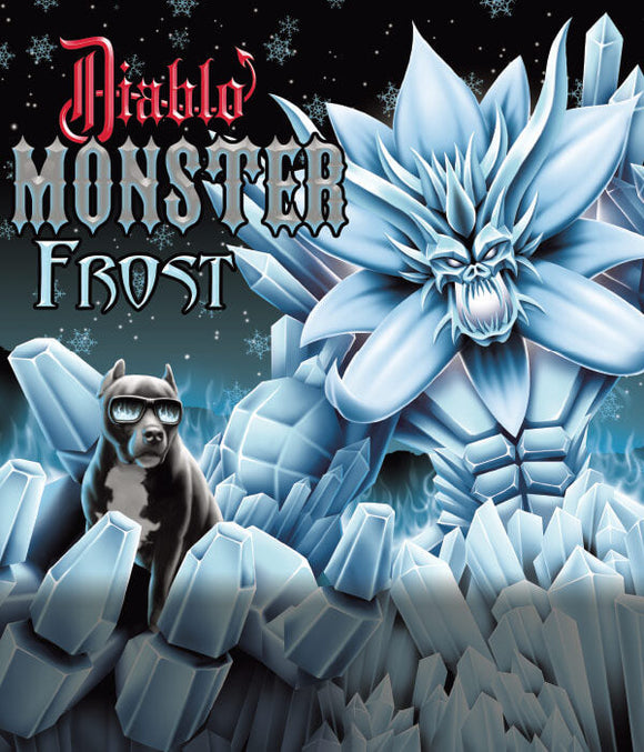Diablo Nutrients - Monster Frost - IncrediGrow, bully, canadian, diablo, dog, doggo, frost, kelowna, mimosa, monster, npks, nutes, pit bull, pitbull, pupper, the one with the dog on it 
