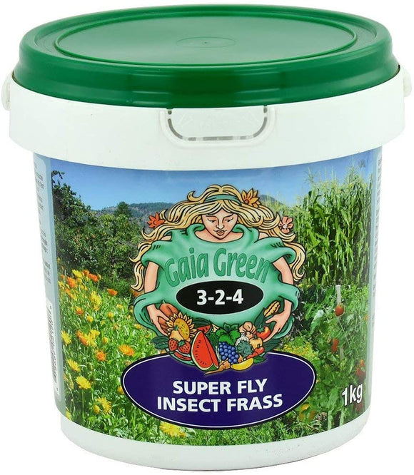 Gaia Green - Super Fly Insect Frass - IncrediGrow, basket, bucket, cup, cups, net cup, net cups, netcup, netcups, netpot, netpots Nutrients