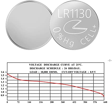 LR1130 / AG10 /189 /LR54 1.5v Alkaline Button Cell Battery Batteries