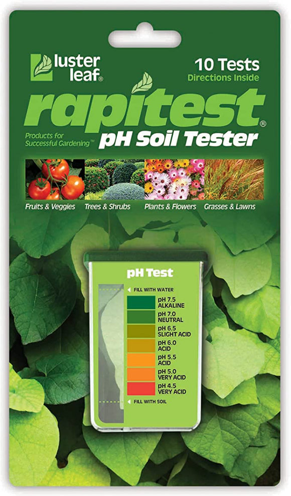 Luster Leaf - Rapitest pH Soil Tester, 10 tests.
