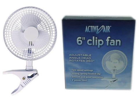 Active Air - 6" Clip on Fan