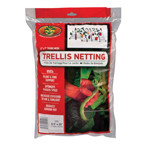 American Netting -Trellis Netting (Clr 6") 4'X16'