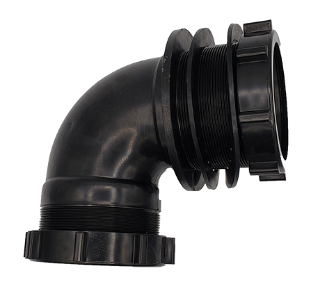 3" Heavy Flow Elbow Pipe Union - IncrediGrow, current culture, heavyflow 