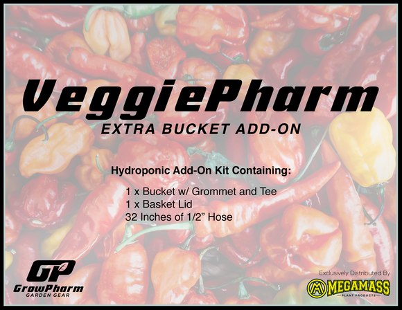 Grow Pharm - VeggiePharm Extra Bucket Add-On - IncrediGrow,  