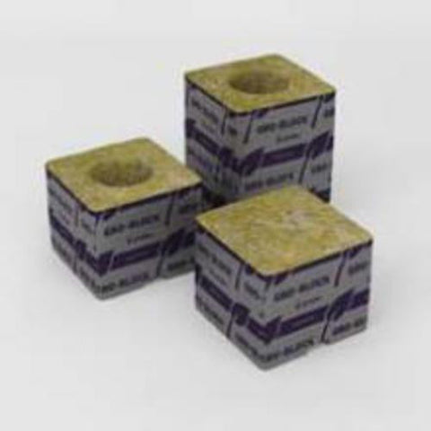 Rockwool 3x3 individually wrapped with hole, Rockwool, IncrediGrow, IncrediGrow - Grow, Cannabis, Microgreens, Fertilizer, Calgary, Airdrie, Quickgrow, Amazing, Ecolighting, Megamass, Monolith Tents, Orchid Society
