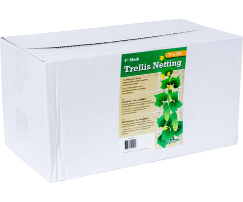 HF Trellis - WOVEN Trellis Netting 6" Mesh, 5' x350', Roll