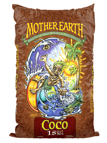 Mother Earth - Coco 1.8CF (50L) (Brown Bag) - IncrediGrow, coco, cyco Propagation & Growing Mediums