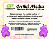 GrowPharm Orchid Media - Medium Fir Bark 3L