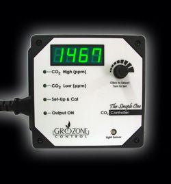 Grozone - SCO2/ CO2 controller (0-5000ppm), Controllers, Timers & CO2 Equipment, IncrediGrow, IncrediGrow - Grow, Cannabis, Microgreens, Fertilizer, Calgary, Airdrie, Quickgrow, Amazing, Ecolighting, 