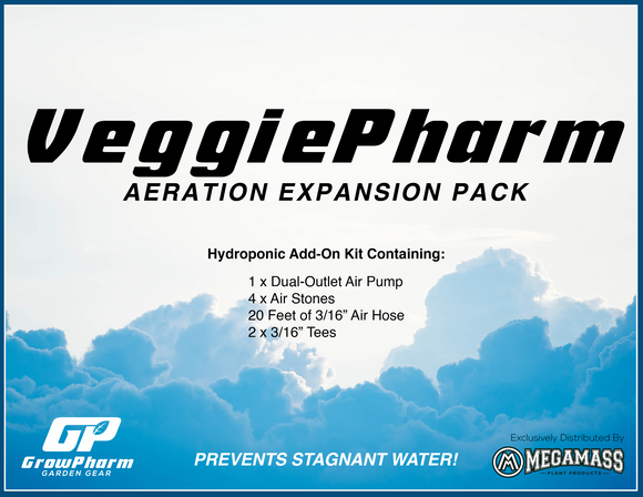 Grow Pharm - VeggiePharm Hydro Kit Air Expansion Pack - IncrediGrow,  
