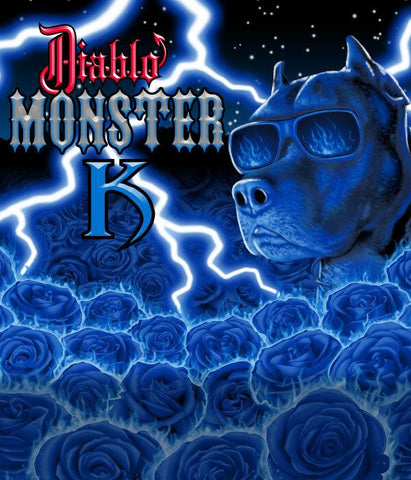 Diablo Nutrients - Monster K - IncrediGrow, bully, canadian, diablo, dog, doggo, frost, kelowna, mimosa, monster, npks, nutes, pit bull, pitbull, pupper, the one with the dog on it 
