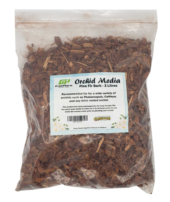GrowPharm Orchid Media - Fine Fir Bark 3L