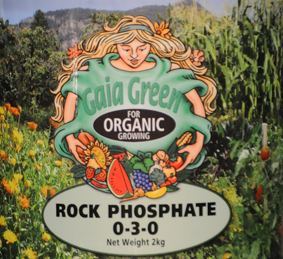 Gaia Green - Rock Phosphate 2kg - IncrediGrow, calcium, cover crop, gia, iron, magnesium, Organic, phosphate, phosphorous, rock, salt, zink Natural Products