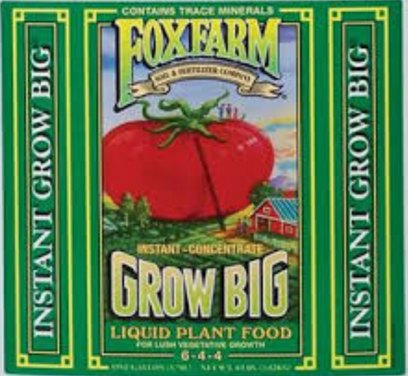 Fox Farm - Grow Big - IncrediGrow,  Nutrients