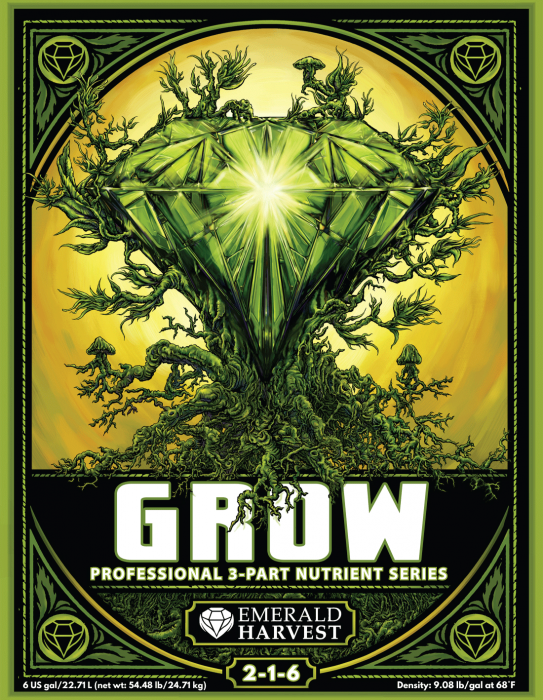 Emerald Harvest - Grow - IncrediGrow, beginner, Emerald Harvest, Fertilizer, Nutrients, organic Emerald Harvest