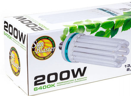 Sunblaster - 200W 6400K CFL Bulb - IncrediGrow, flourecent, flourescent, flouresent, fluorecent, fluorescant Lighting & Reflective Material