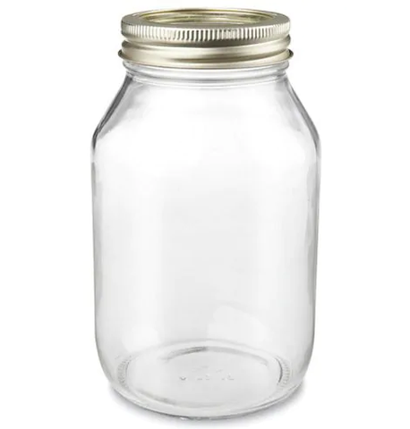 Standard 32oz Mason-Style Glass Jar - IncrediGrow,  