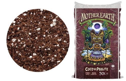 Mother Earth - Coco + Perlite 1.8CF (50L) (Dark Purple Bag) - IncrediGrow, coco, cyco, grow, m, media Propagation & Growing Mediums