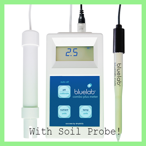 Bluelab - Combo Meter Plus with Soil Probe - IncrediGrow, blue, bluelabs, lab, labs Meters & Measurement Devices