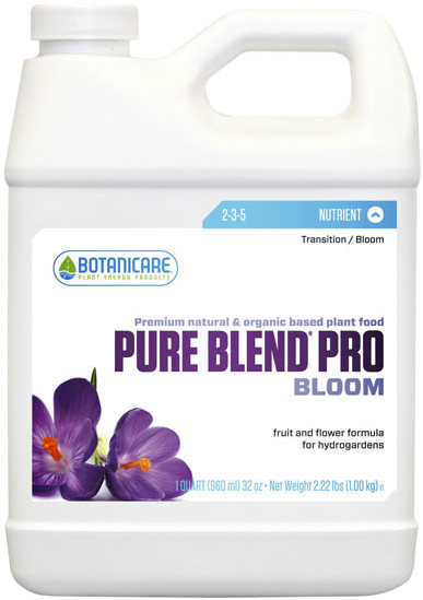 Botanicare - Pure Blend Pro Bloom Hydro 2-3-5, Botanicare, IncrediGrow, IncrediGrow - Grow, Cannabis, Microgreens, Fertilizer, Calgary, Airdrie, Quickgrow, Amazing, Ecolighting, 